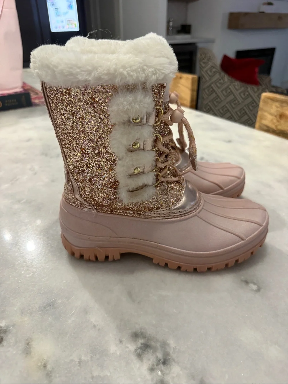 Girl’s London Fog Snow Boots - Used Once